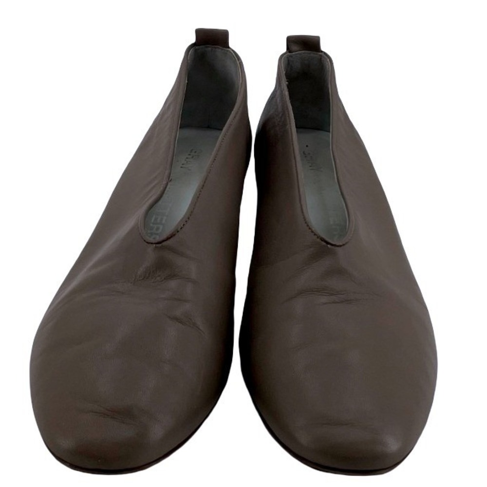 Gray Matters Women Pumps Mildred Block Heel Taupe Leather Size 40.5 - Picture 2 of 6